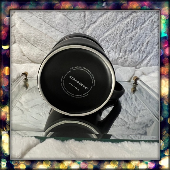 [Starbucks] black ceramic mug with copper band. - Picture 9 of 9